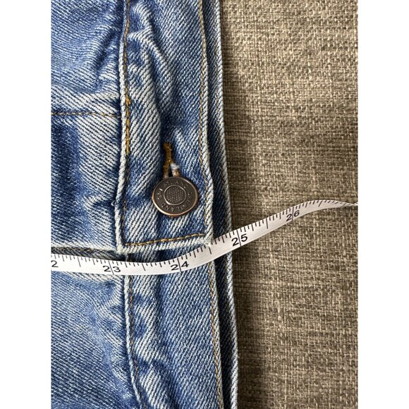 GreatLand Mens Button Up Denim Jacket w/ Corduroy Collar Size Large - Picture 5 of 5